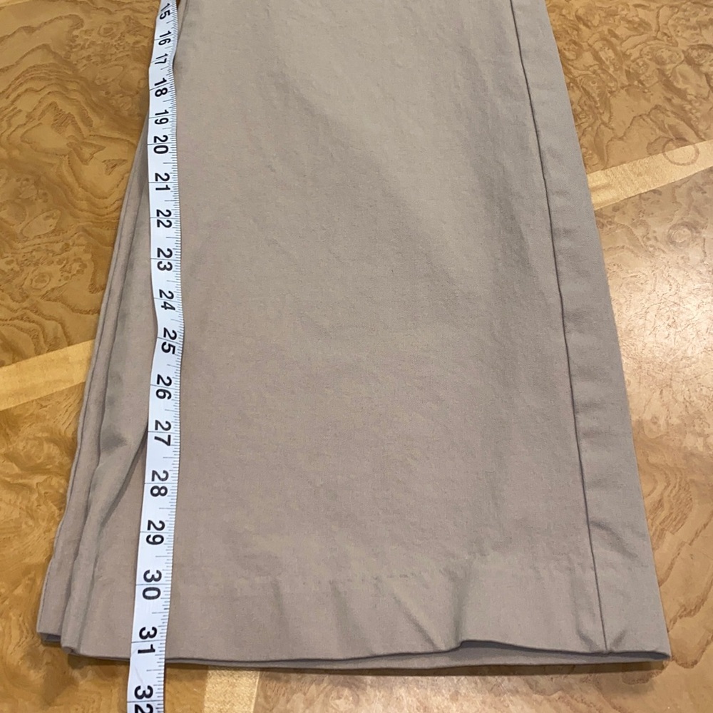 Old Navy Khaki High Rise Pixie Flare Trousers Size 24 - Picture 10 of 12